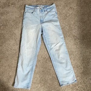 Athleta light jean crops